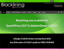 Tablet Screenshot of blacklining.com